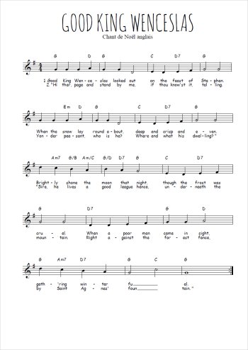 Good king Wenceslas